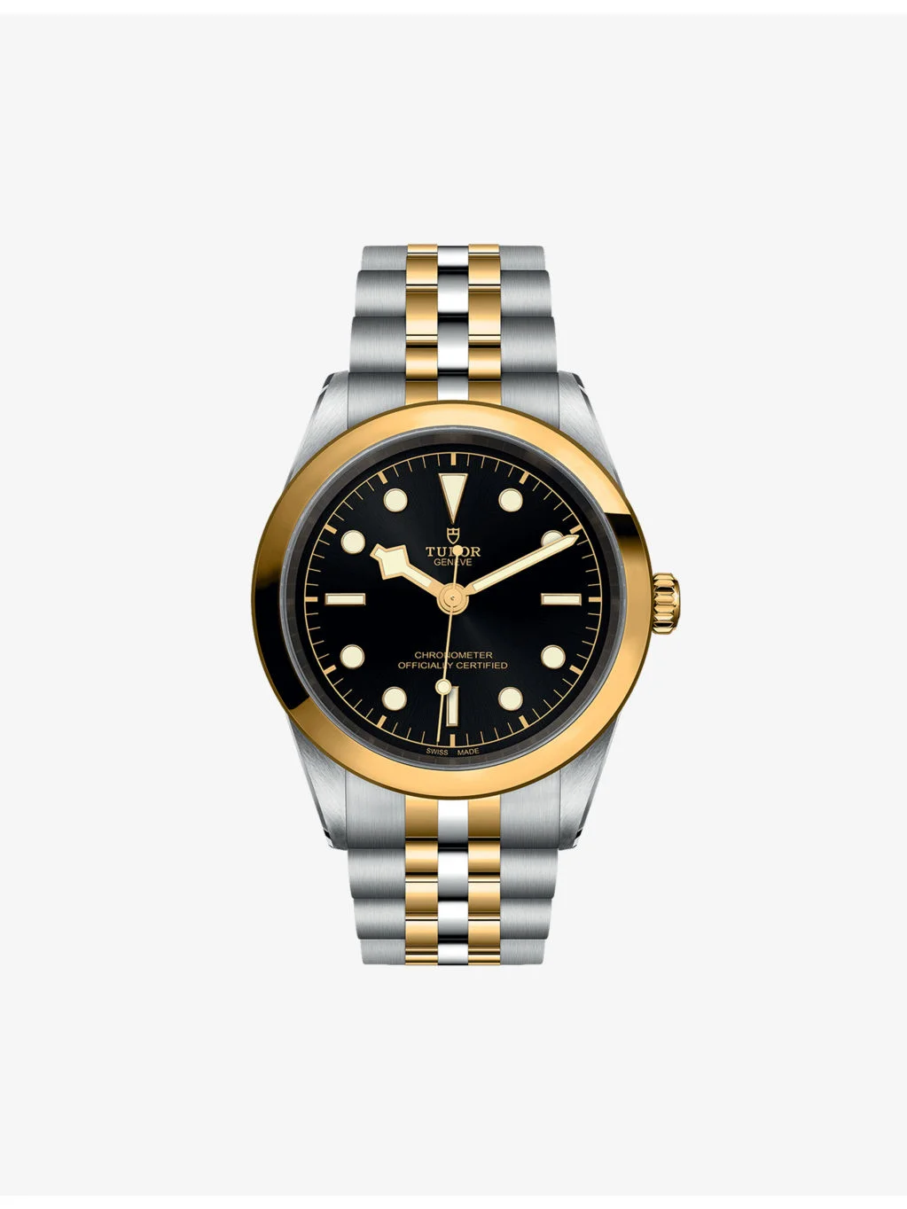 M796830001 Black Bay 41 yellow-gold and steel automatic watch - 1