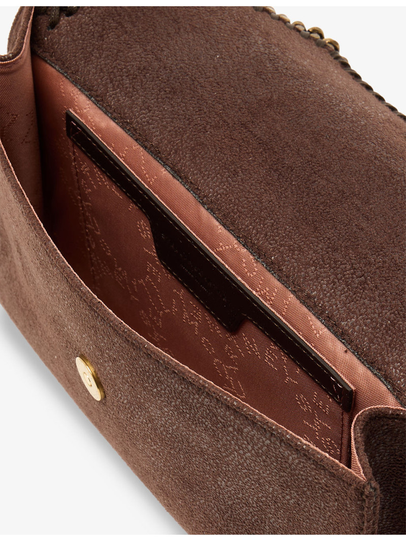 Falabella Faux-Suede Wallet-on-Chain 4