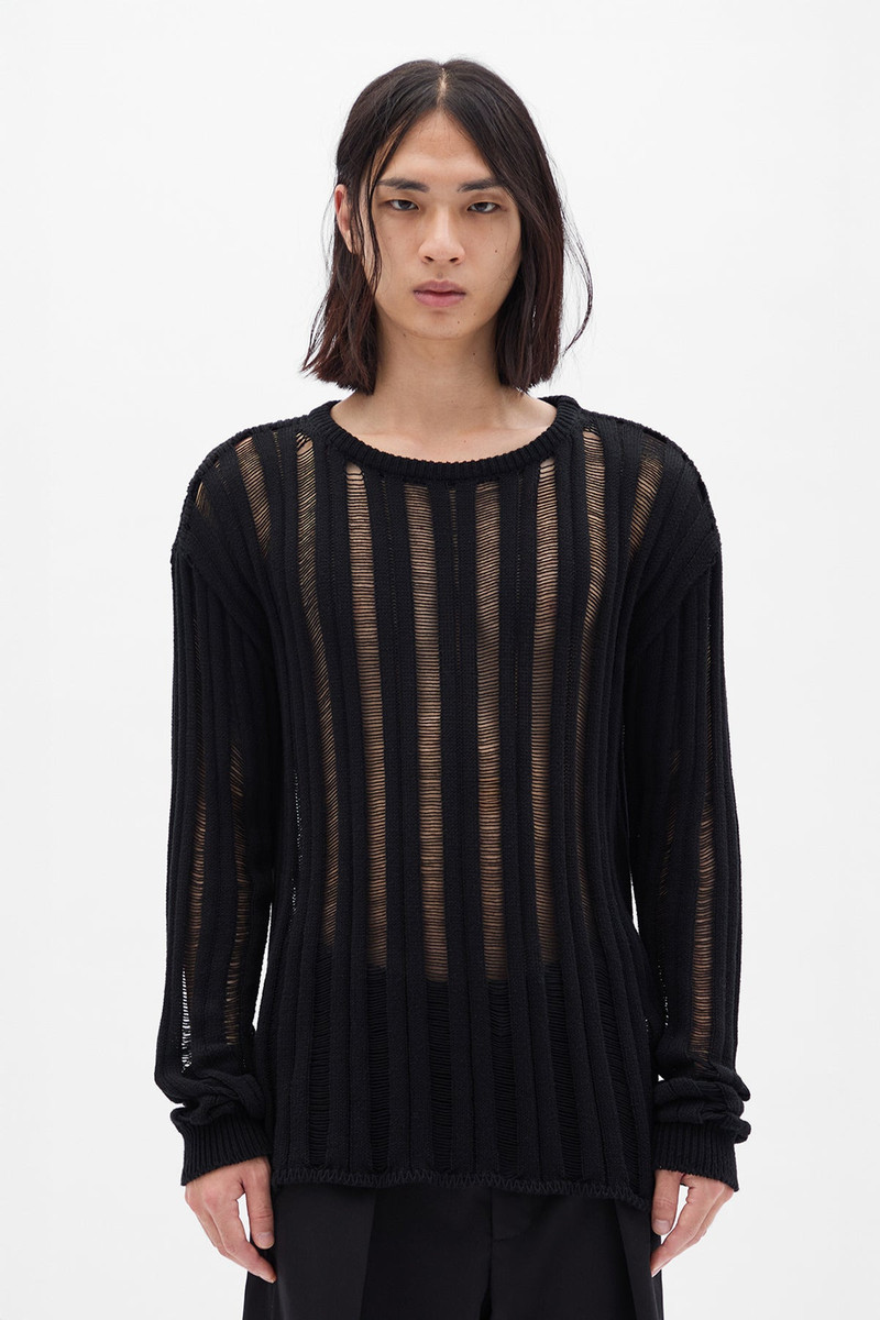 Danial Ladder Stitch Oversize Sweater 1