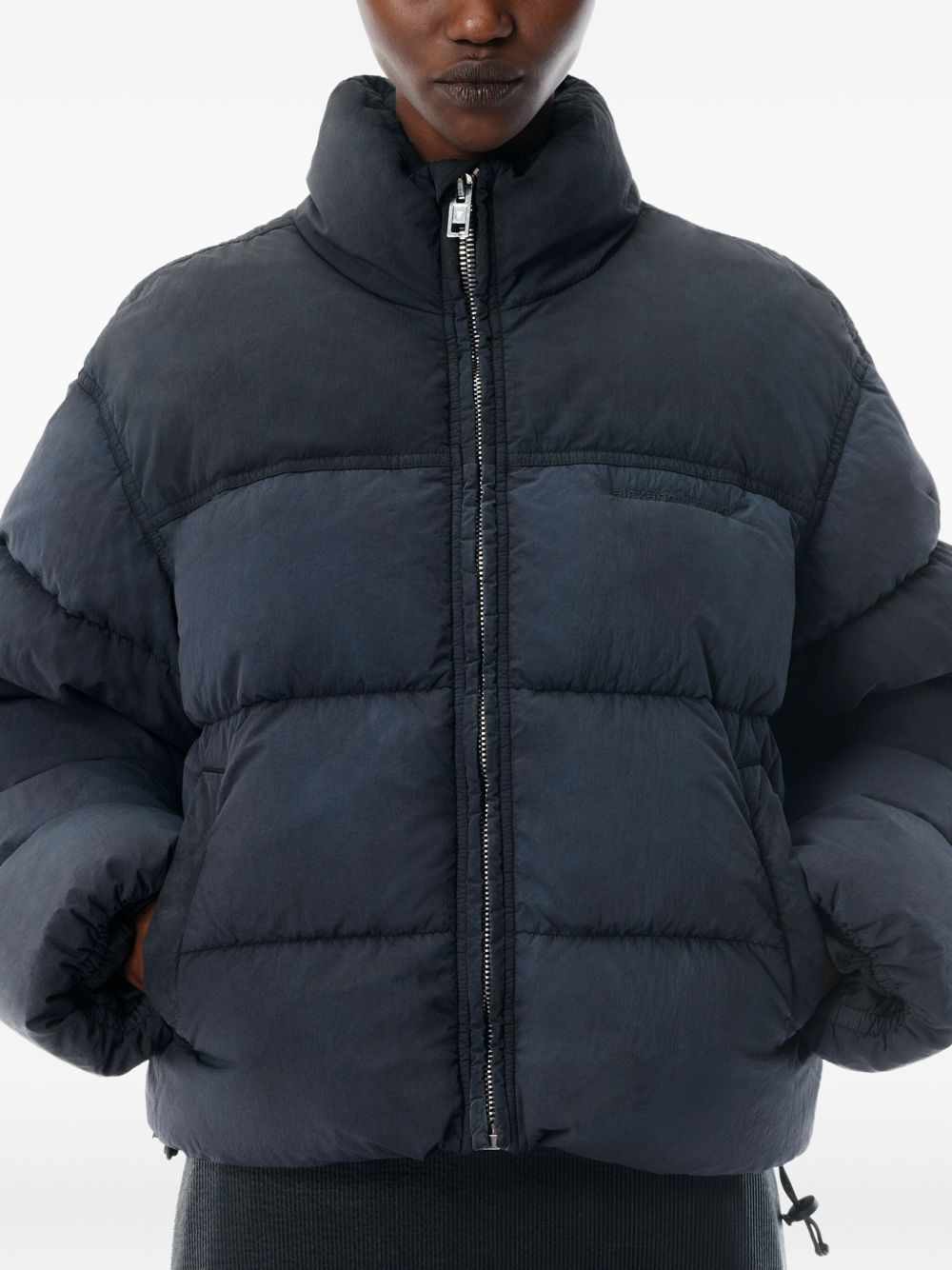 cropped puffer jacket - 4