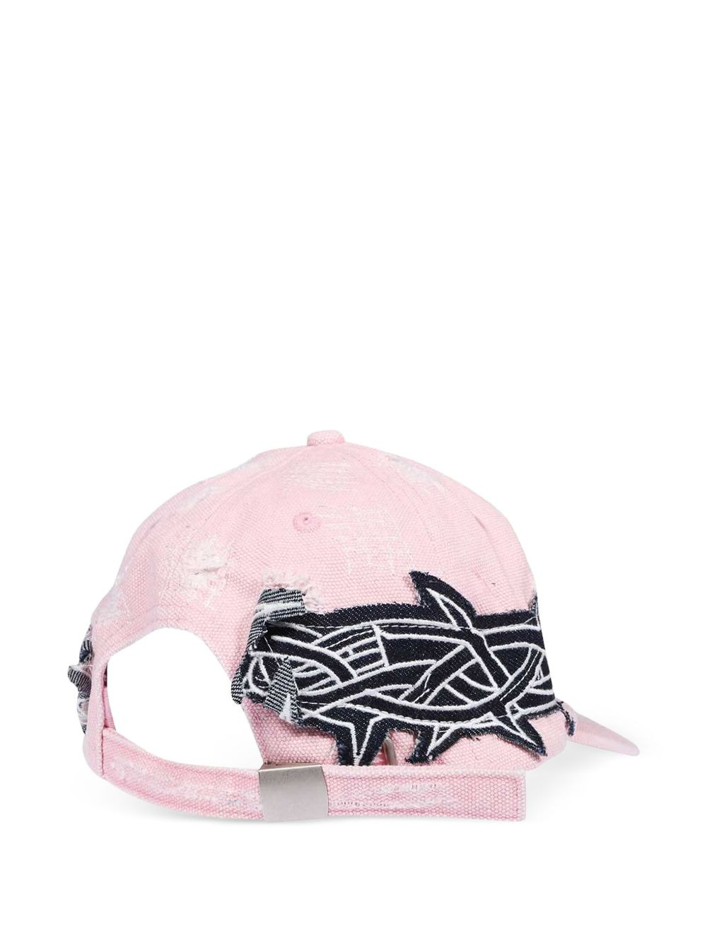 distressed baseball cap - 2