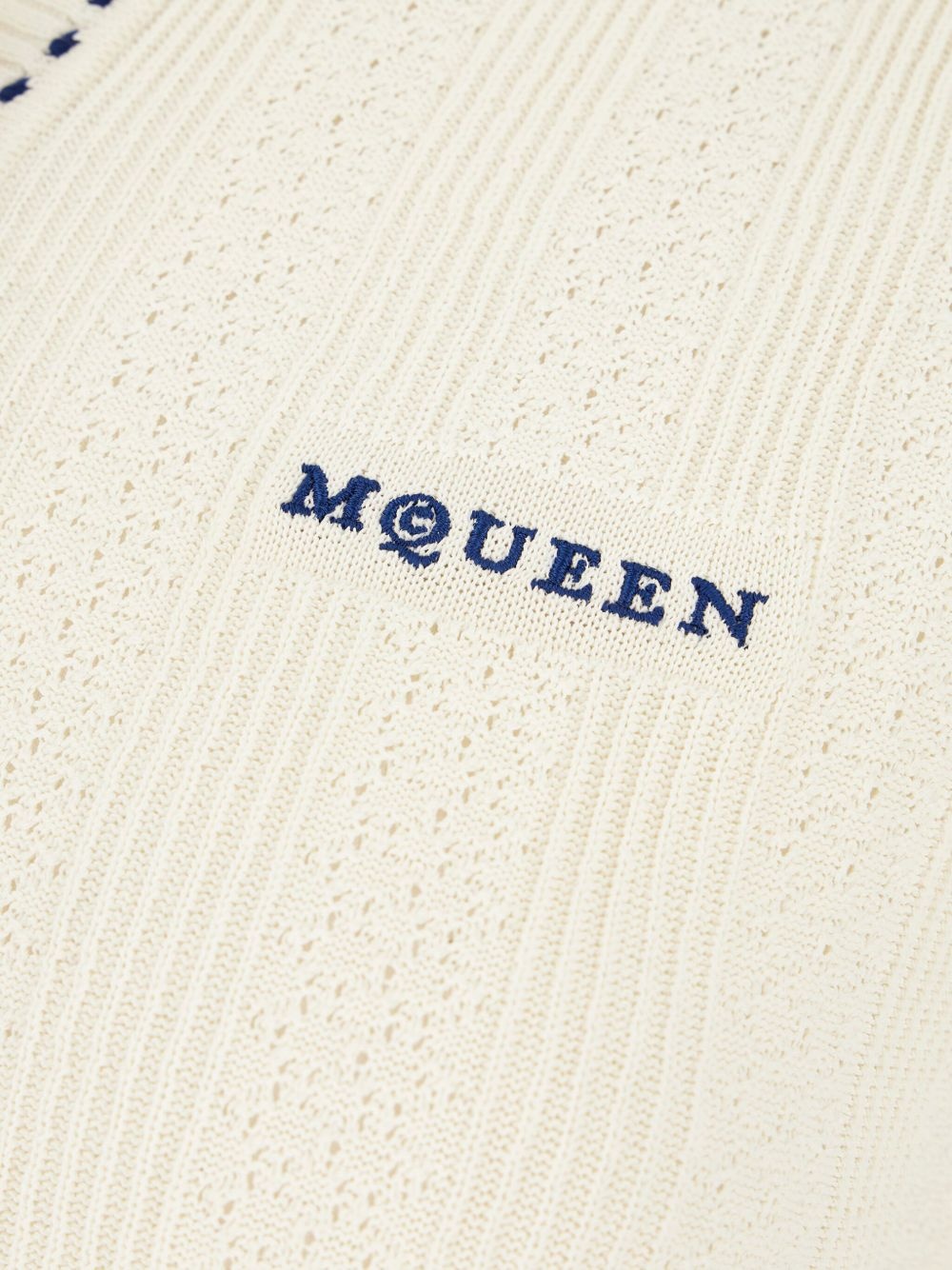 ribbed polo top - 3