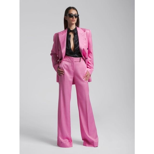 TOM FORD Pink double-breasted blazer | genteroma | REVERSIBLE