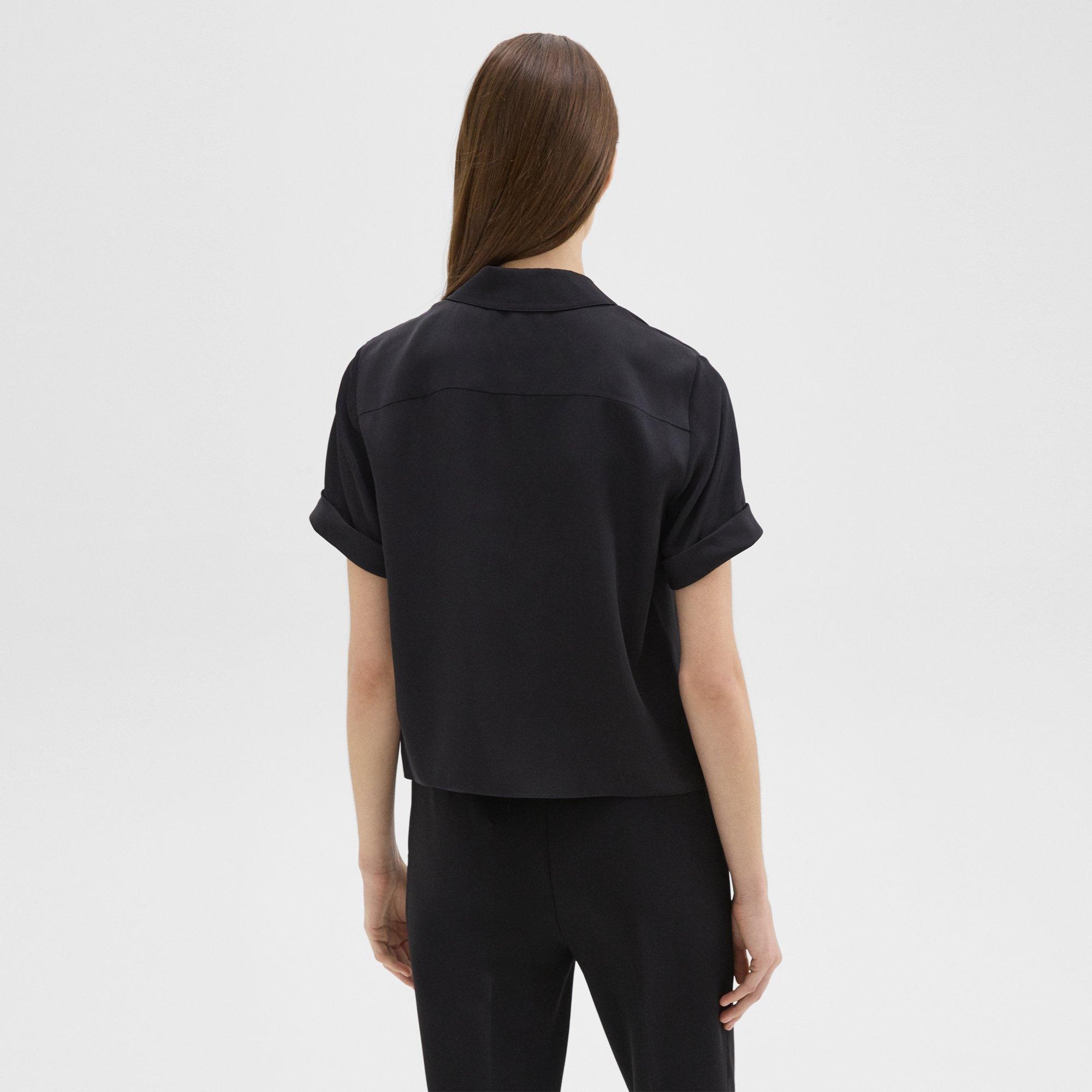 Camp Shirt in Silk Georgette - 4