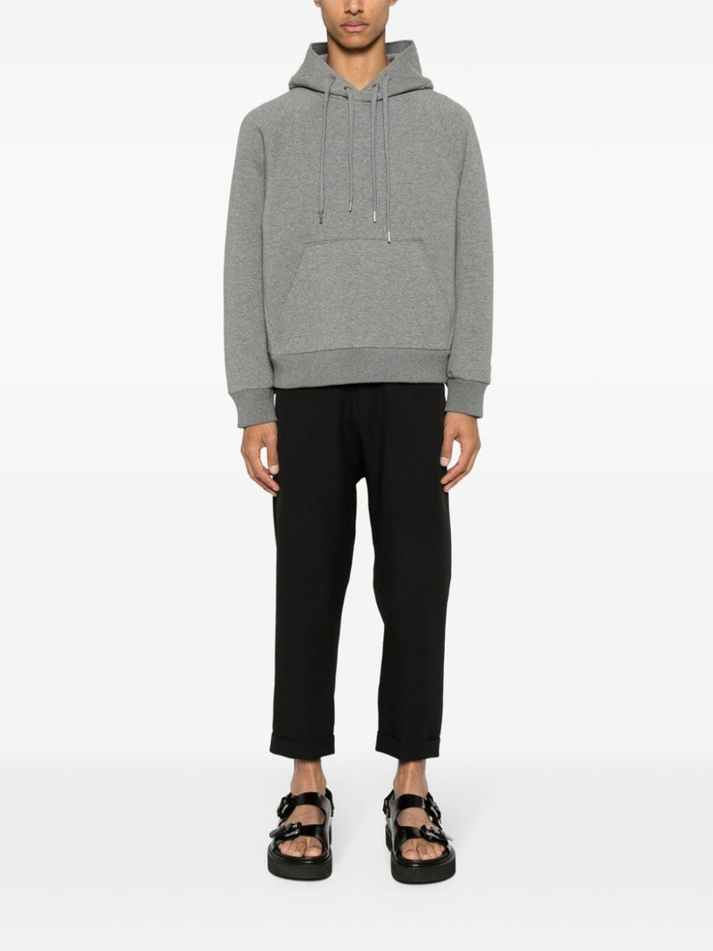 Neil Barrett Easy Raglan mÃ©lange hoodie outlook