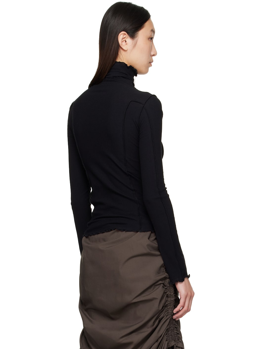 Black Omato Turtleneck - 3