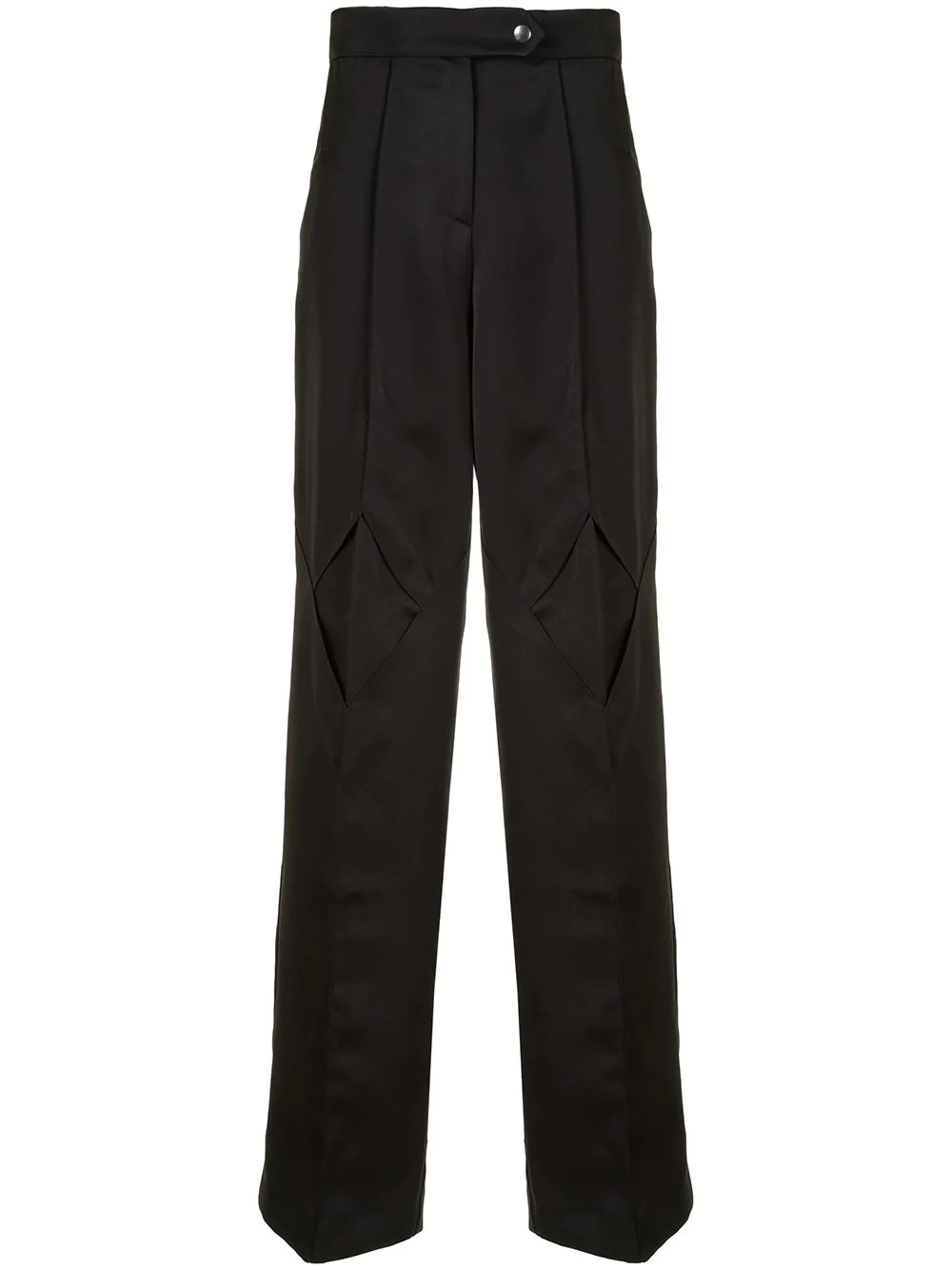 pleated waist trousers - 1