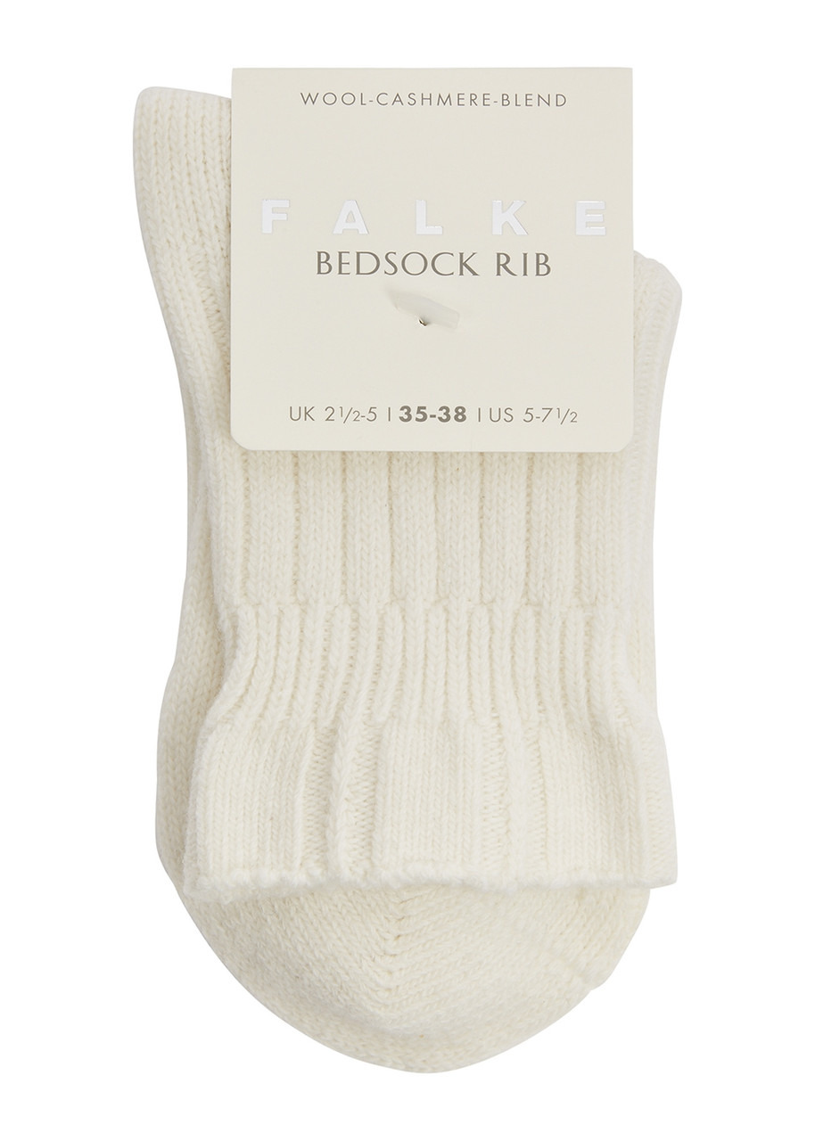 Bedsock Rib wool-blend socks - 2