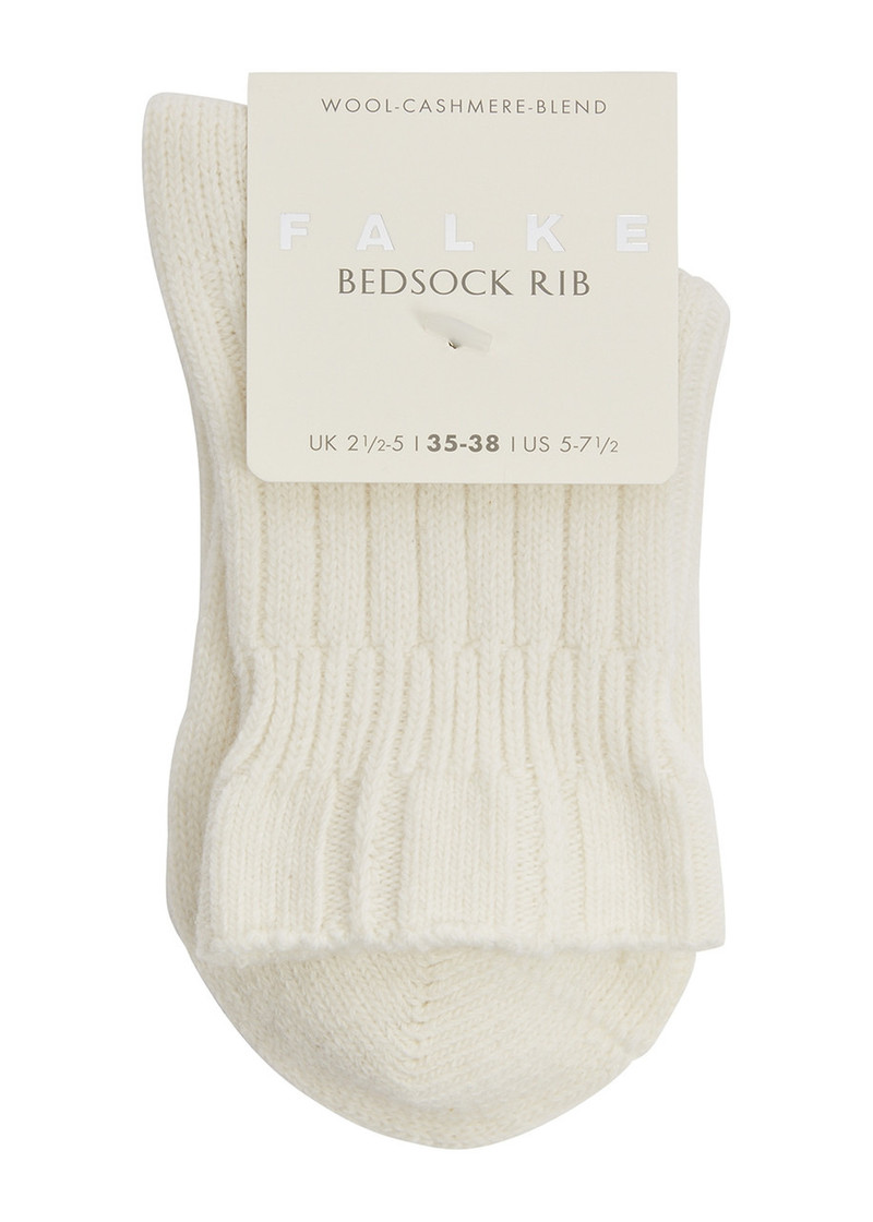 FALKE Bedsock Rib wool-blend socks outlook