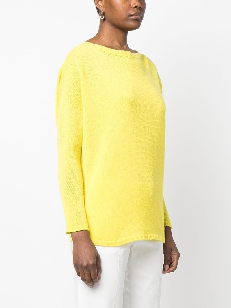 boat-neck cashmere jumper 3