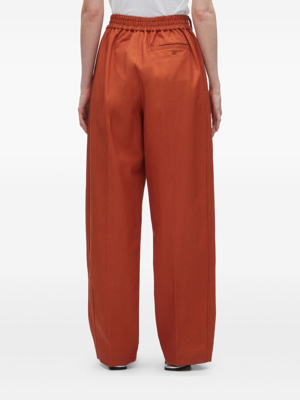 pleated zip-fly trousers - 4