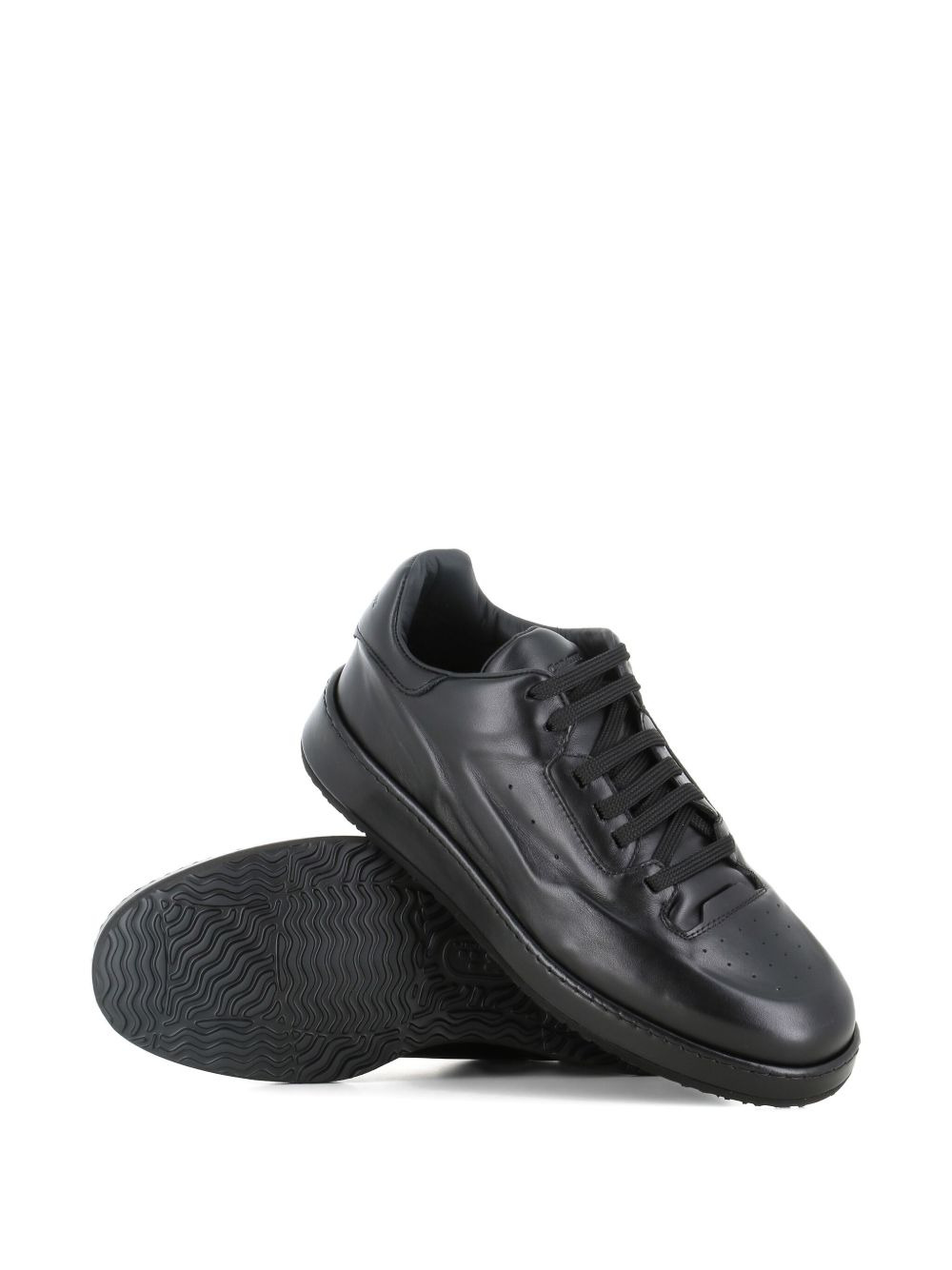 Eraser/001 leather sneakers - 4