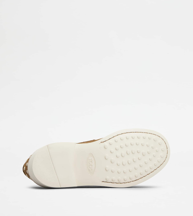 LOAFERS IN SUEDE - BROWN 4