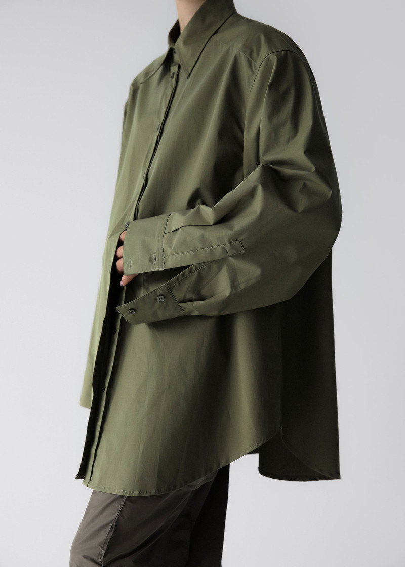 Prato Button Up Shirt - Khaki 4