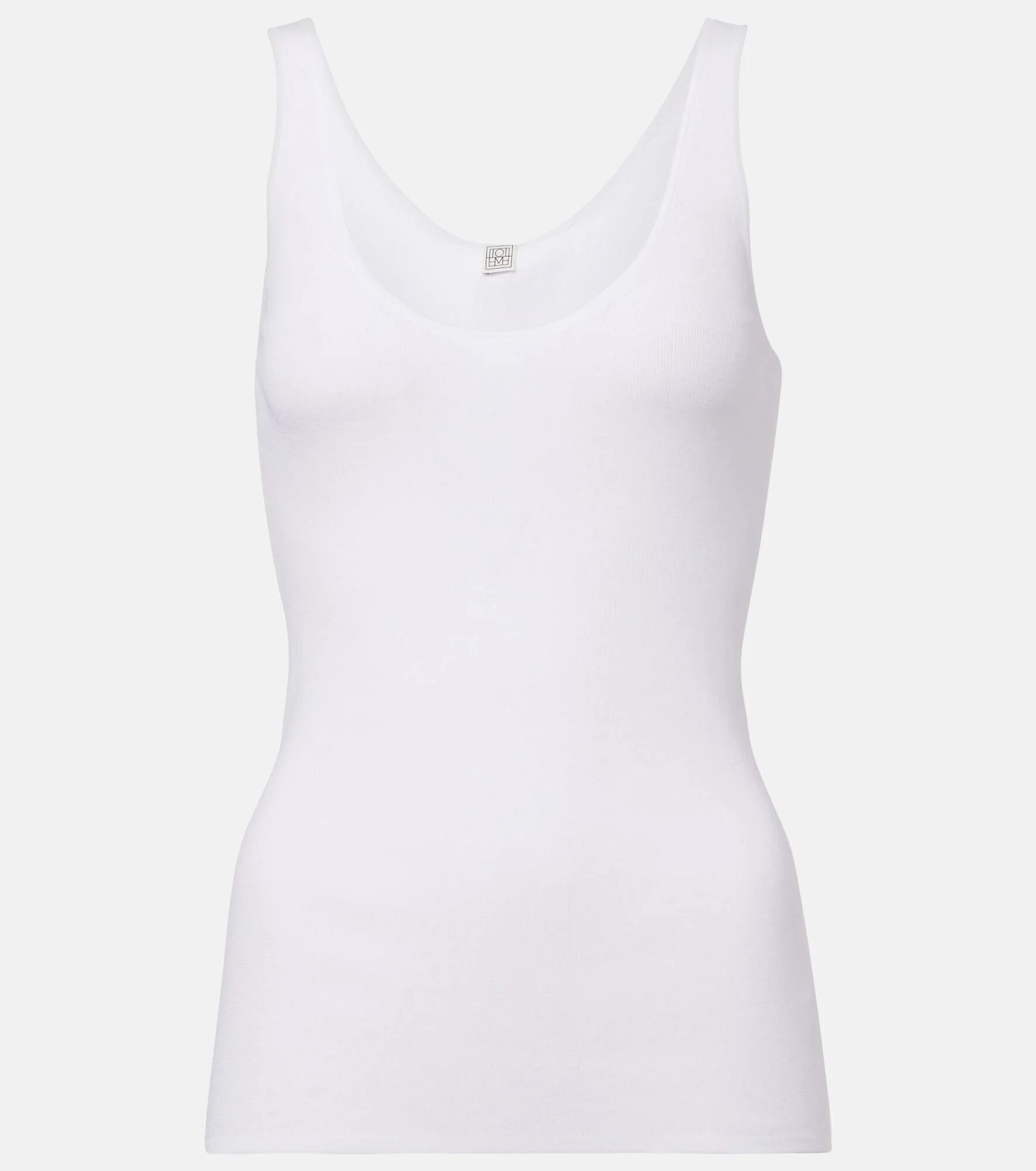 Cotton jersey tank top - 1