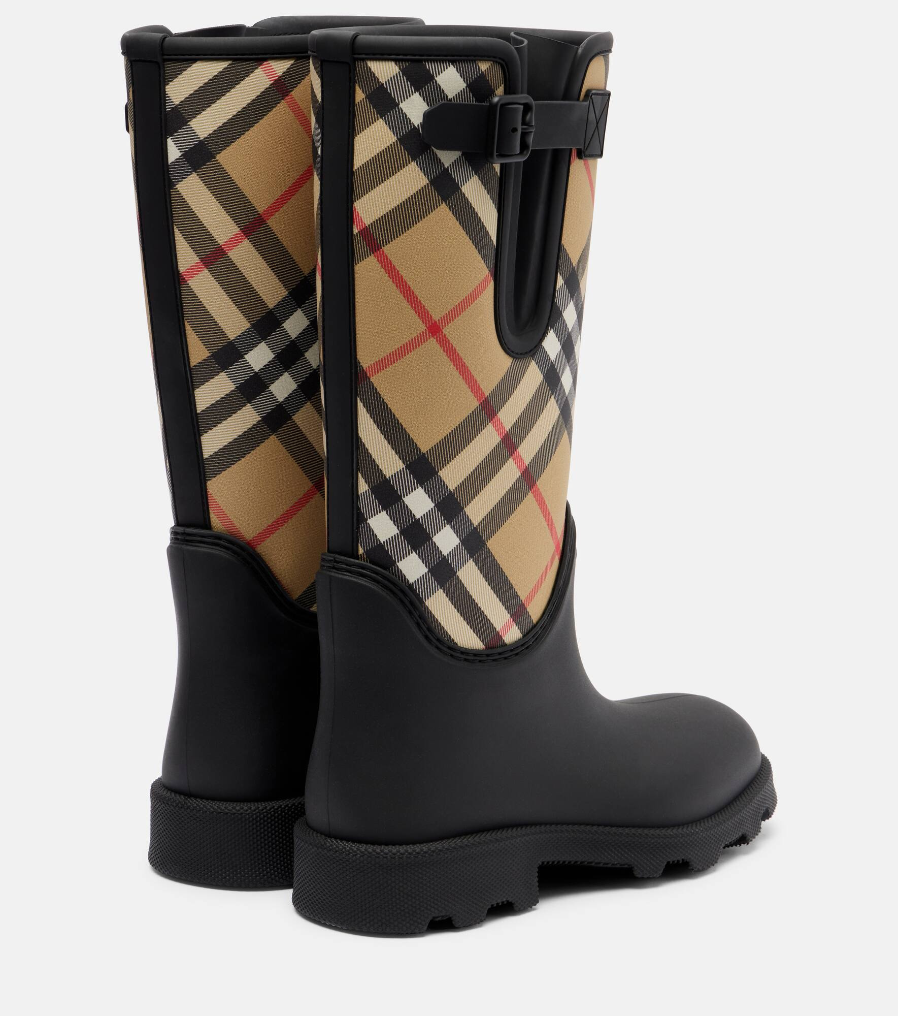 Marsh Burberry Check rain boots - 2