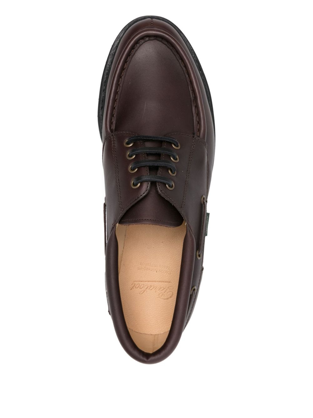 Chimey leather lace-up shoes - 4
