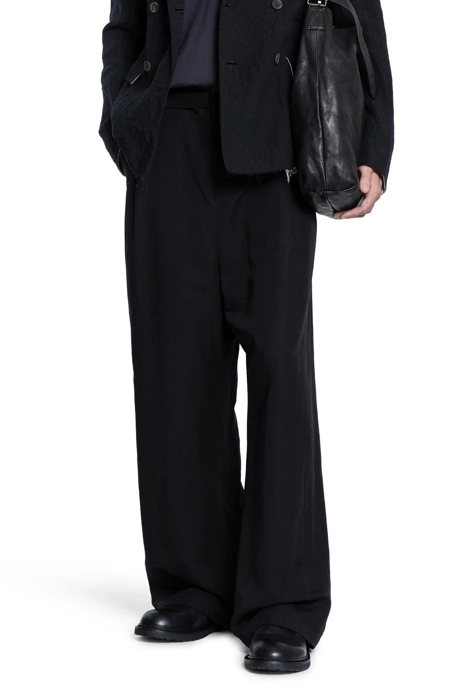 Pleated Wide Pants - 1