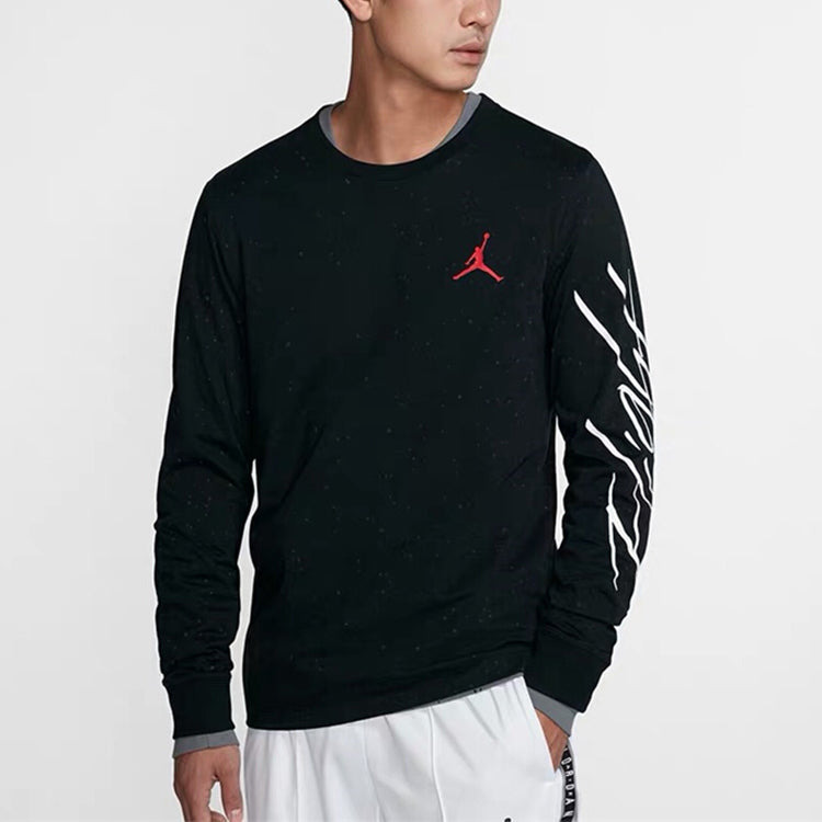 Air Jordan Filght Sweatshirt Men Black CQ7760-010 CT2948-010 - 3