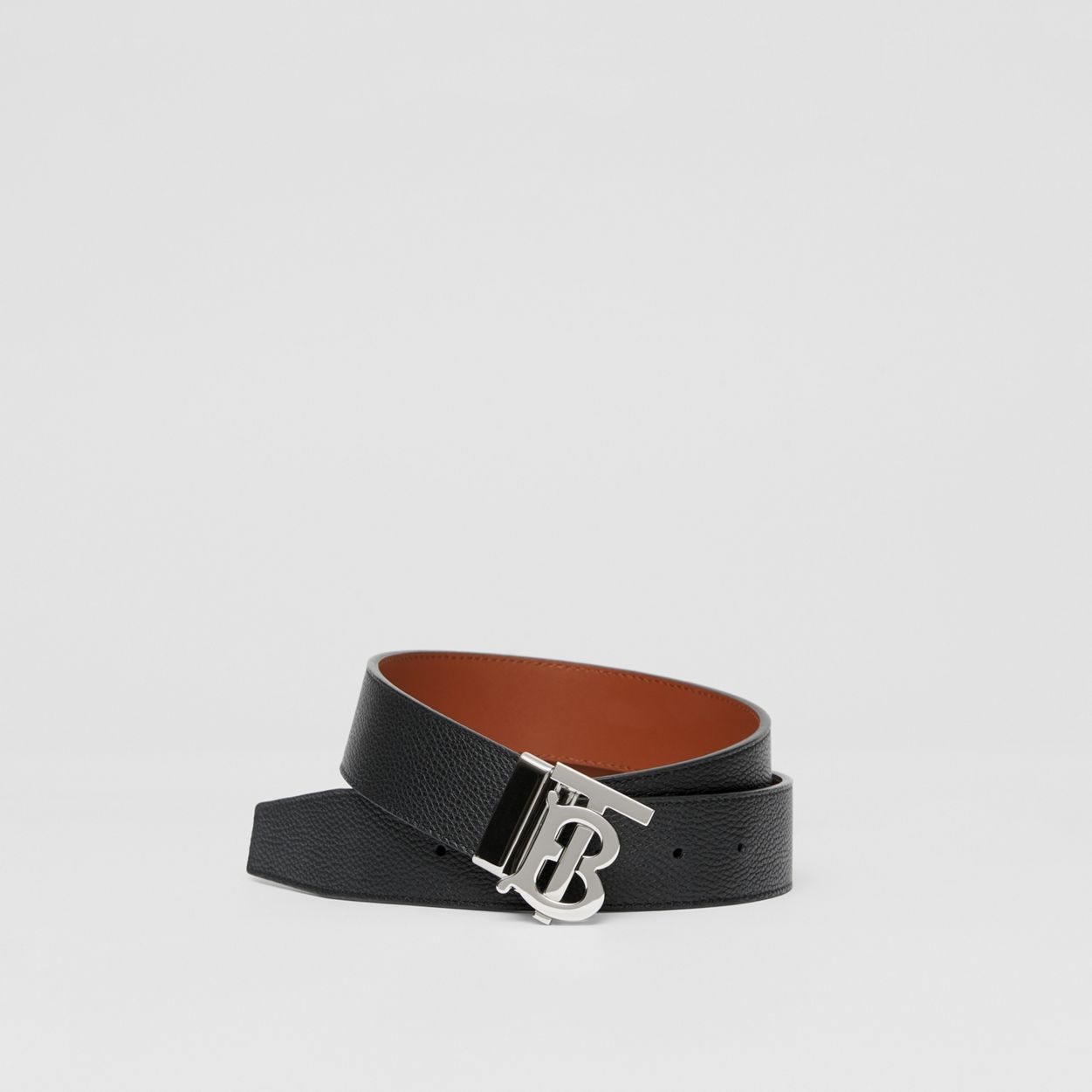 Reversible Monogram Motif Leather Belt - 1