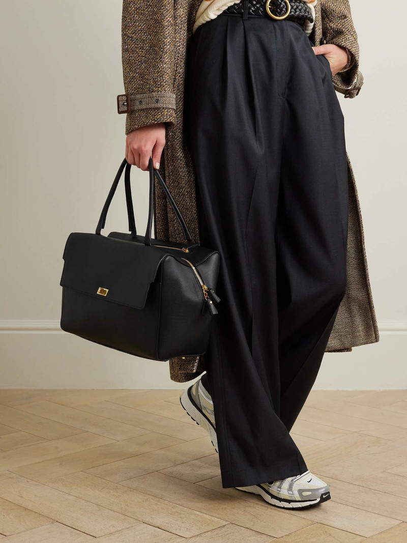 Anya Hindmarch Seaton large textured-leather shoulder bag outlook