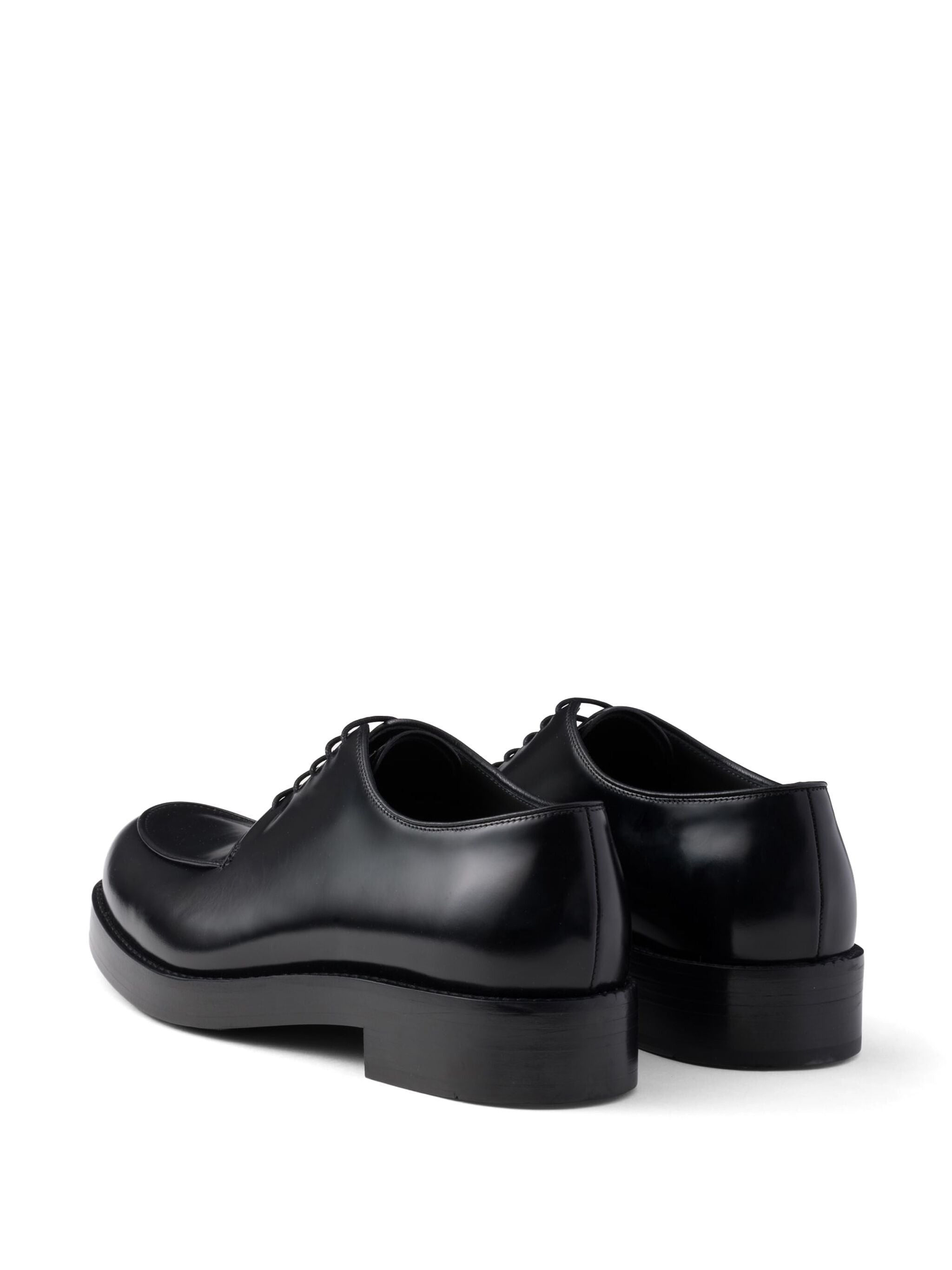 Brushed Leather Derby Shoes - 5
