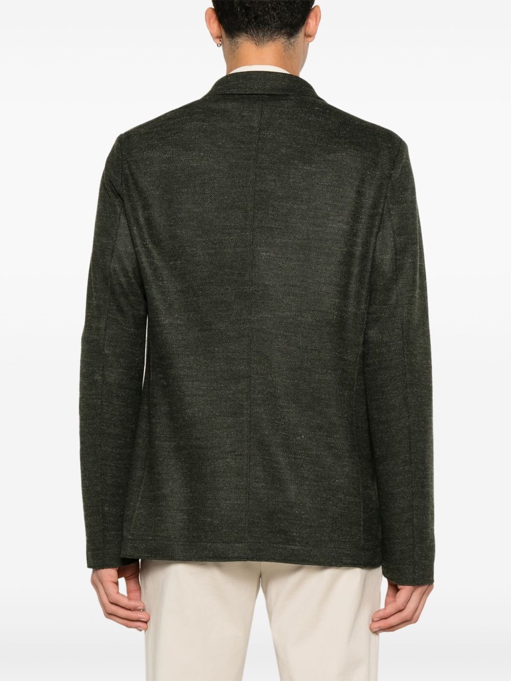 mélange-effect blazer - 4