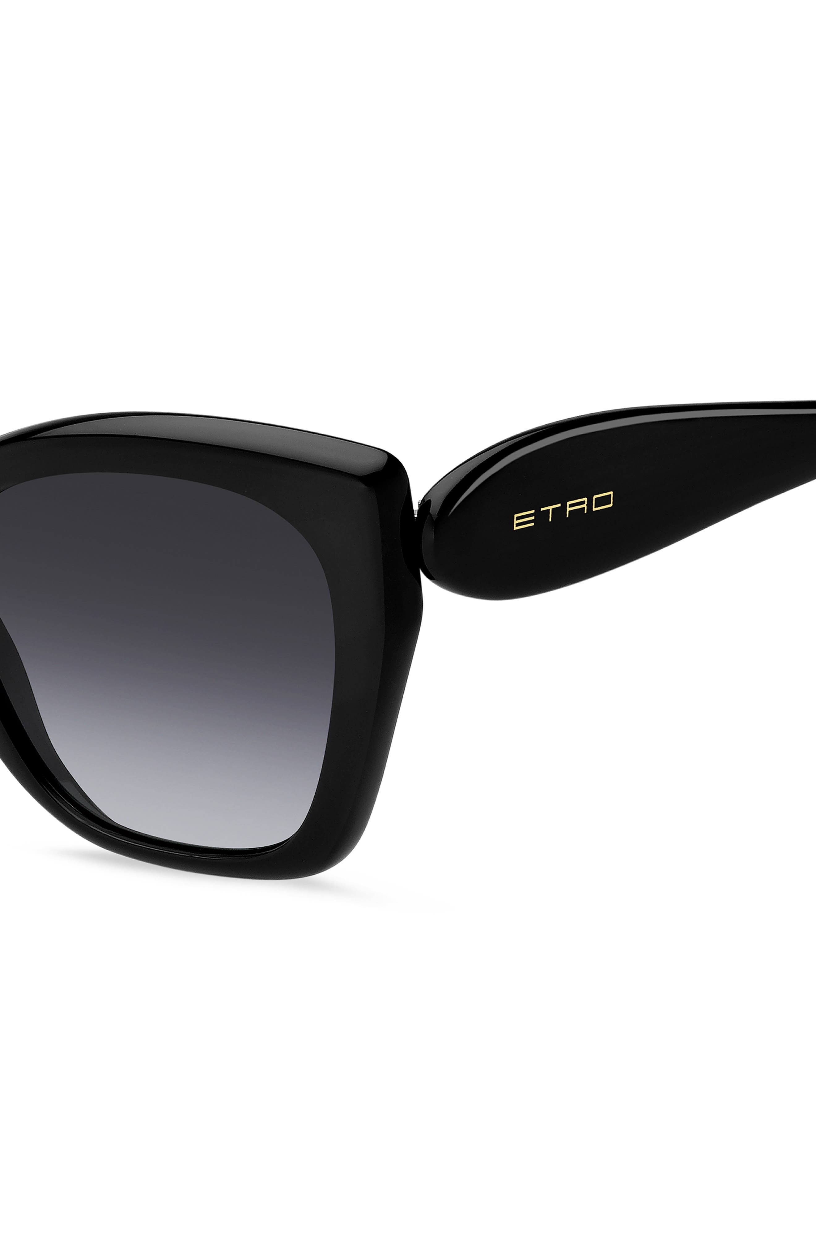 Etro 54mm Gradient Cat Eye Sunglasses in Black/Dark Grey Sf at Nordstrom - 4