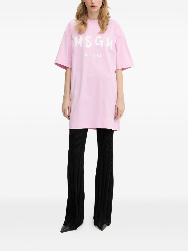 MSGM logo-detail mini dress outlook