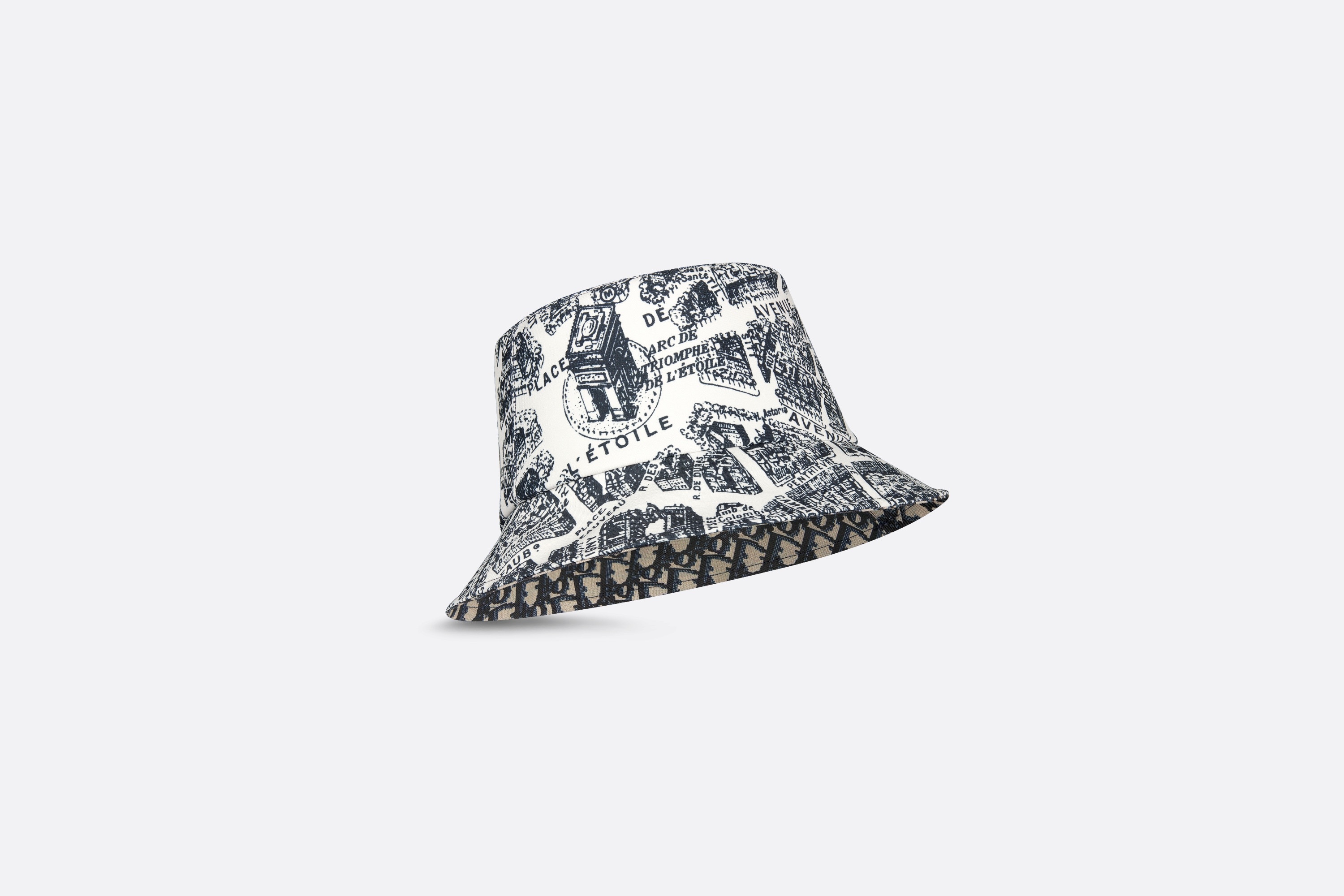 Teddy-D Plan de Paris Reversible Small Brim Bucket Hat - 3