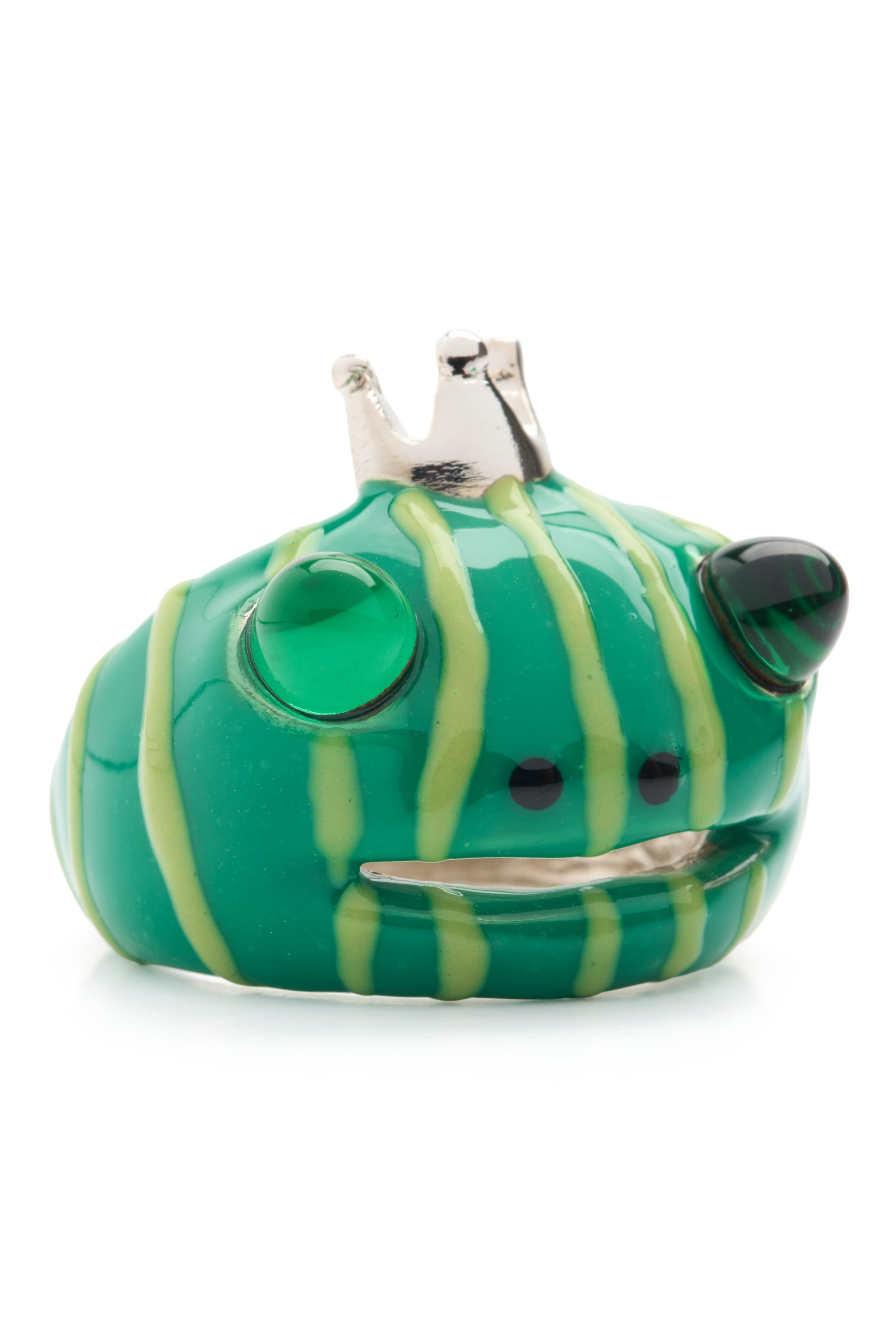 FOREST STRIPE FROG PRINCE RING - 3