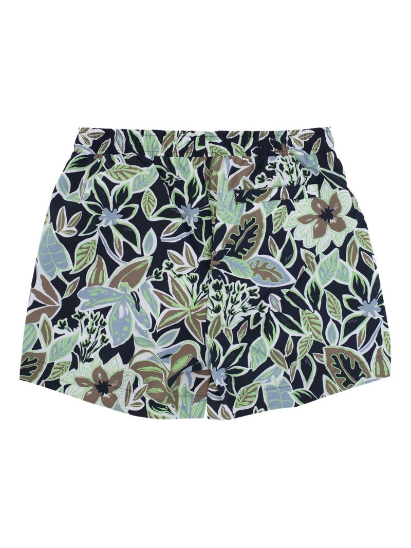 BOSS floral-print swim shorts outlook