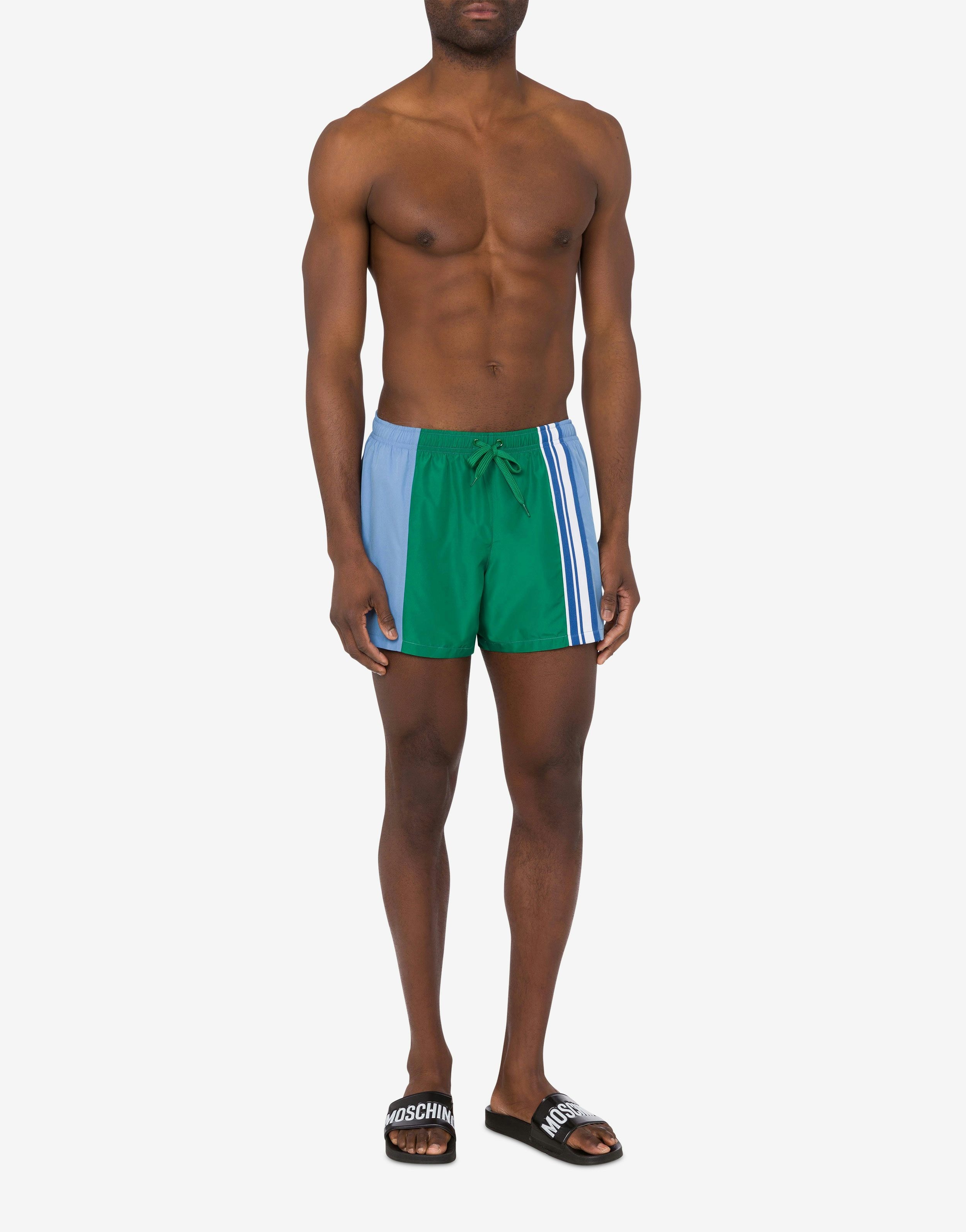 OVAL PATCH SWIM TRUNKS - 2