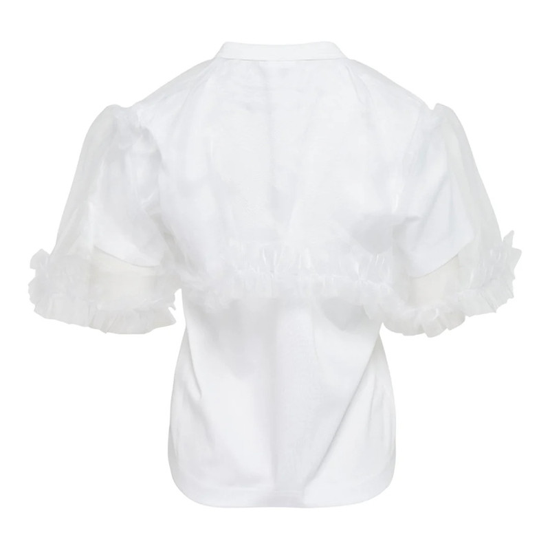 Noir Kei Ninomiya Cotton Ponte X Polyester Tee outlook