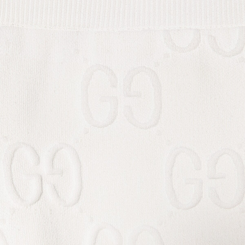 Viscose jacquard shorts with GG 4