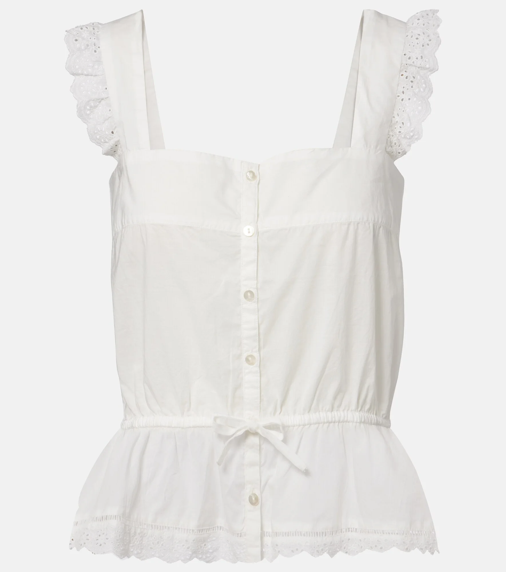 Clive cotton poplin top - 1