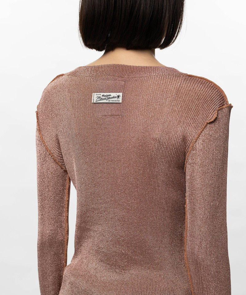 Inside-Out Glitter Knit Sweater 16
