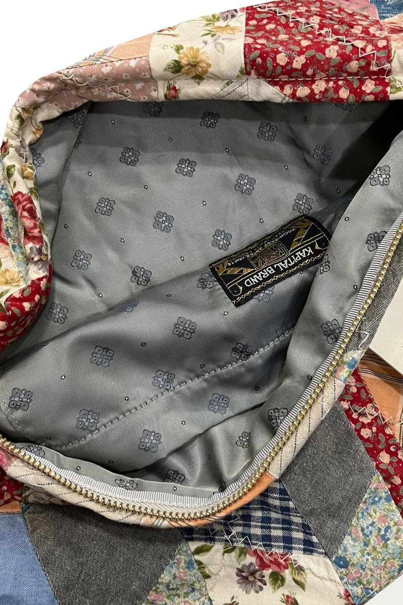 Kapital YABANE Quilt Patchwork SNUFKIN Bag - Trico outlook