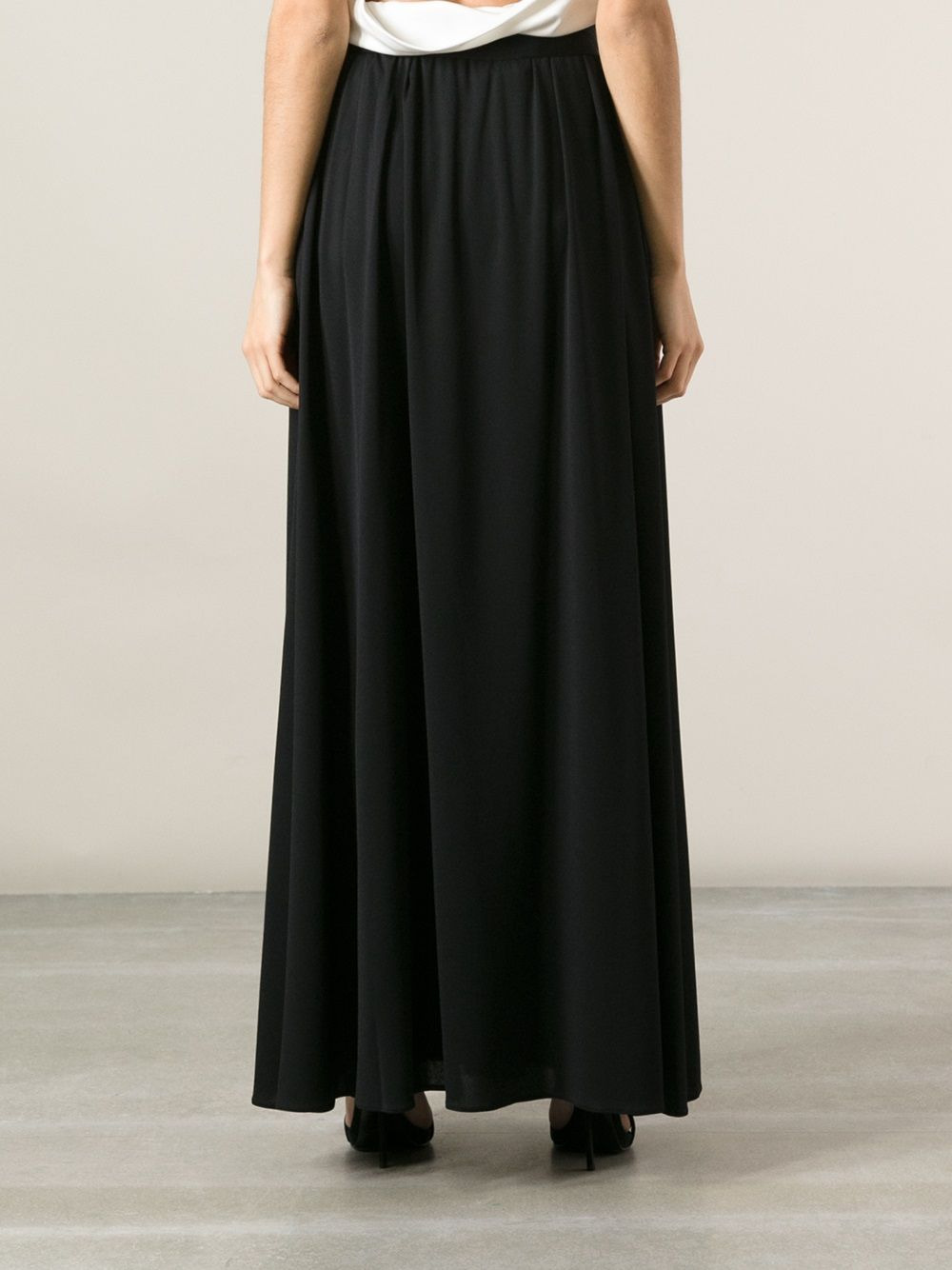 pleated maxi skirt - 4