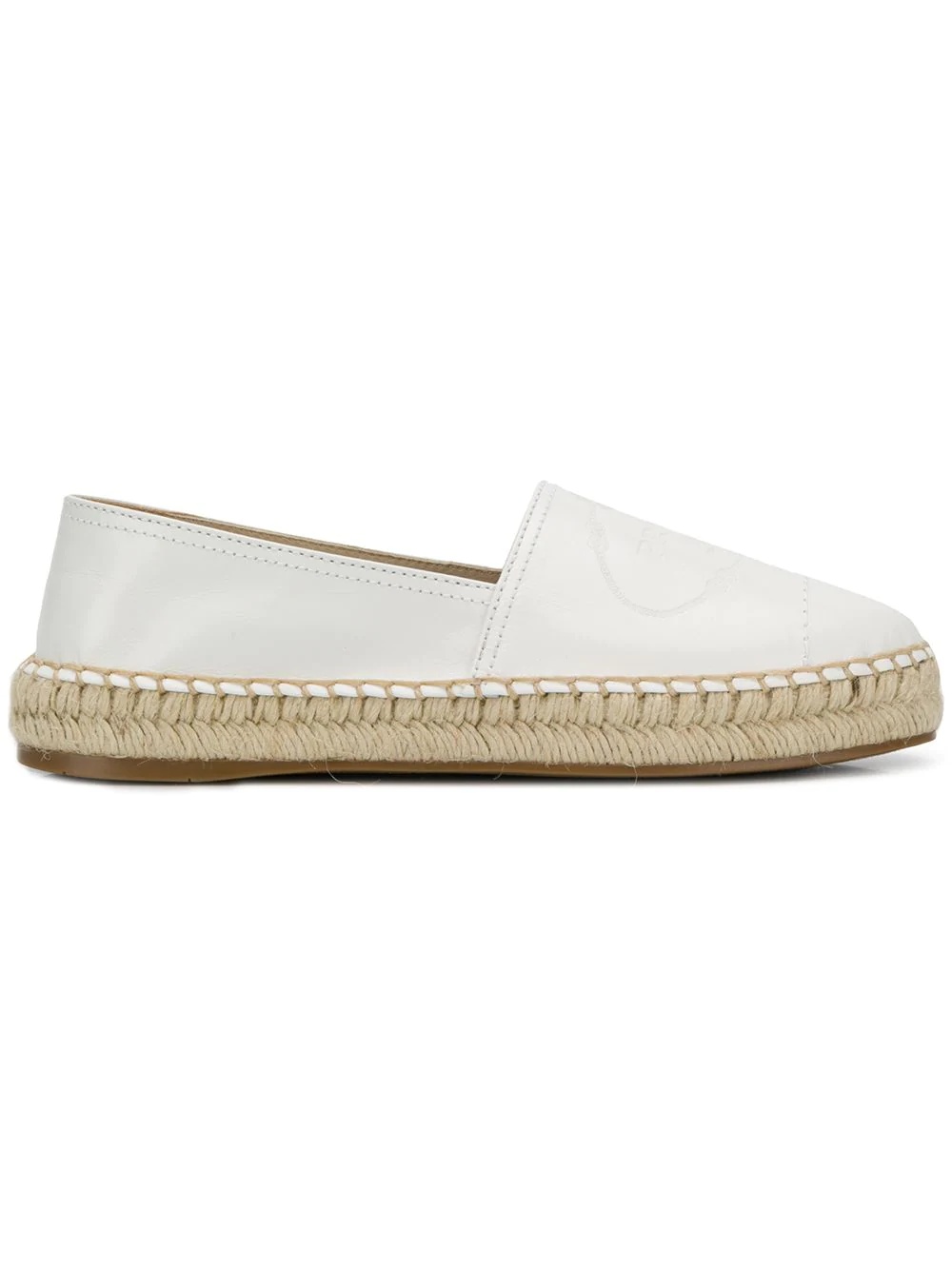 embossed logo espadrilles - 1