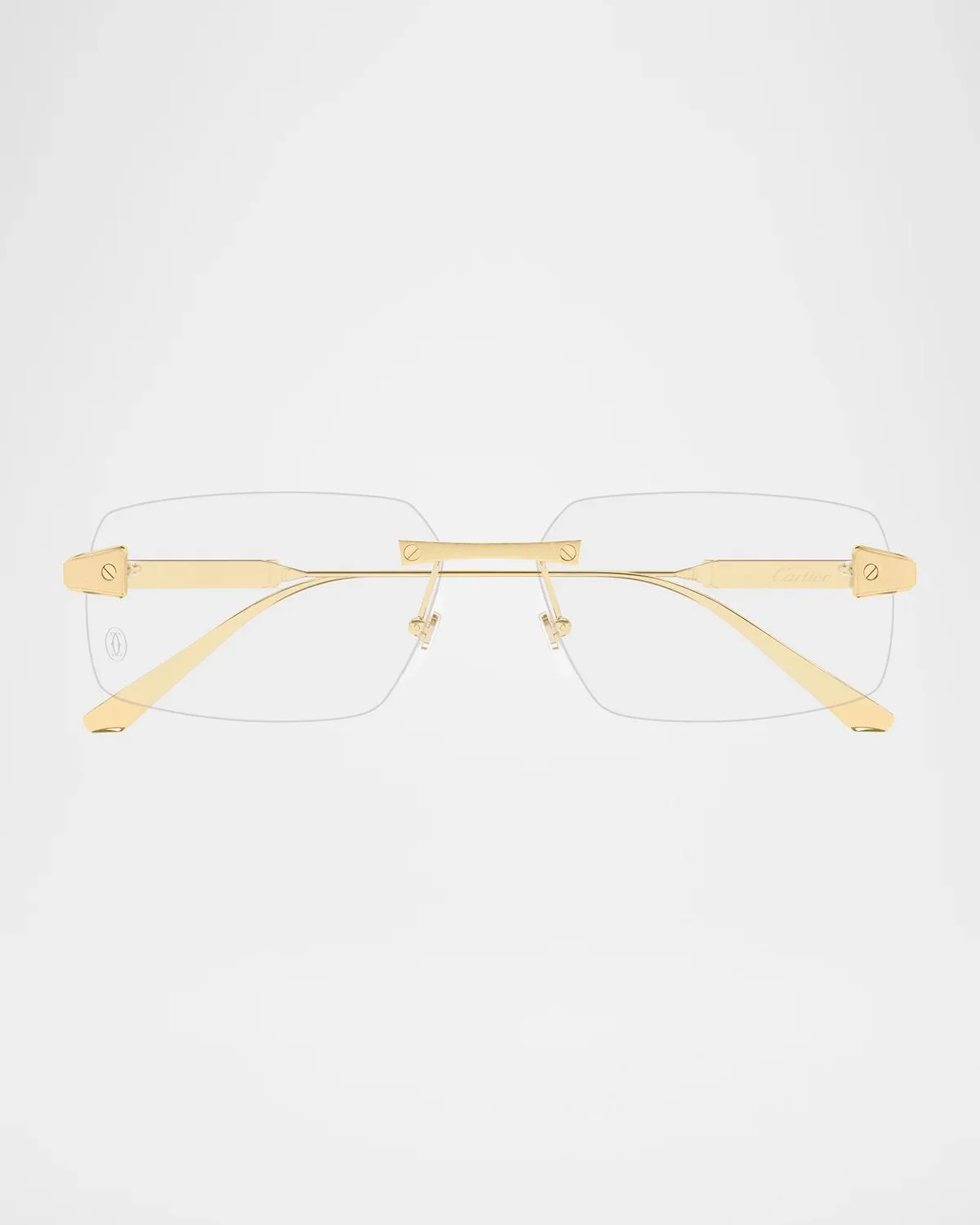 Men's CT0655O Santos Classic Titanium Rectangular Optical Glasses - 1