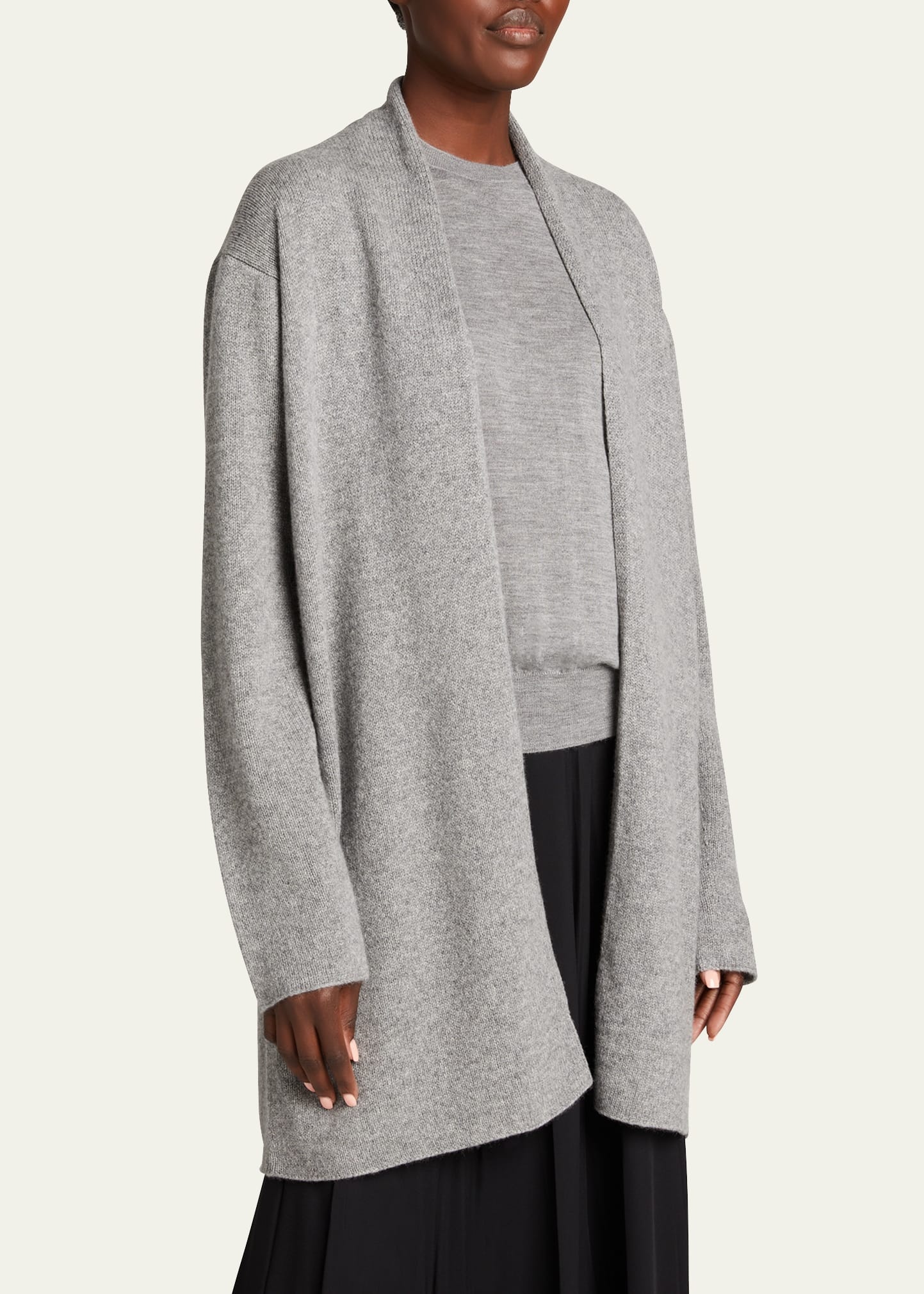 Fulham Open-Front Cashmere Cardigan - 4
