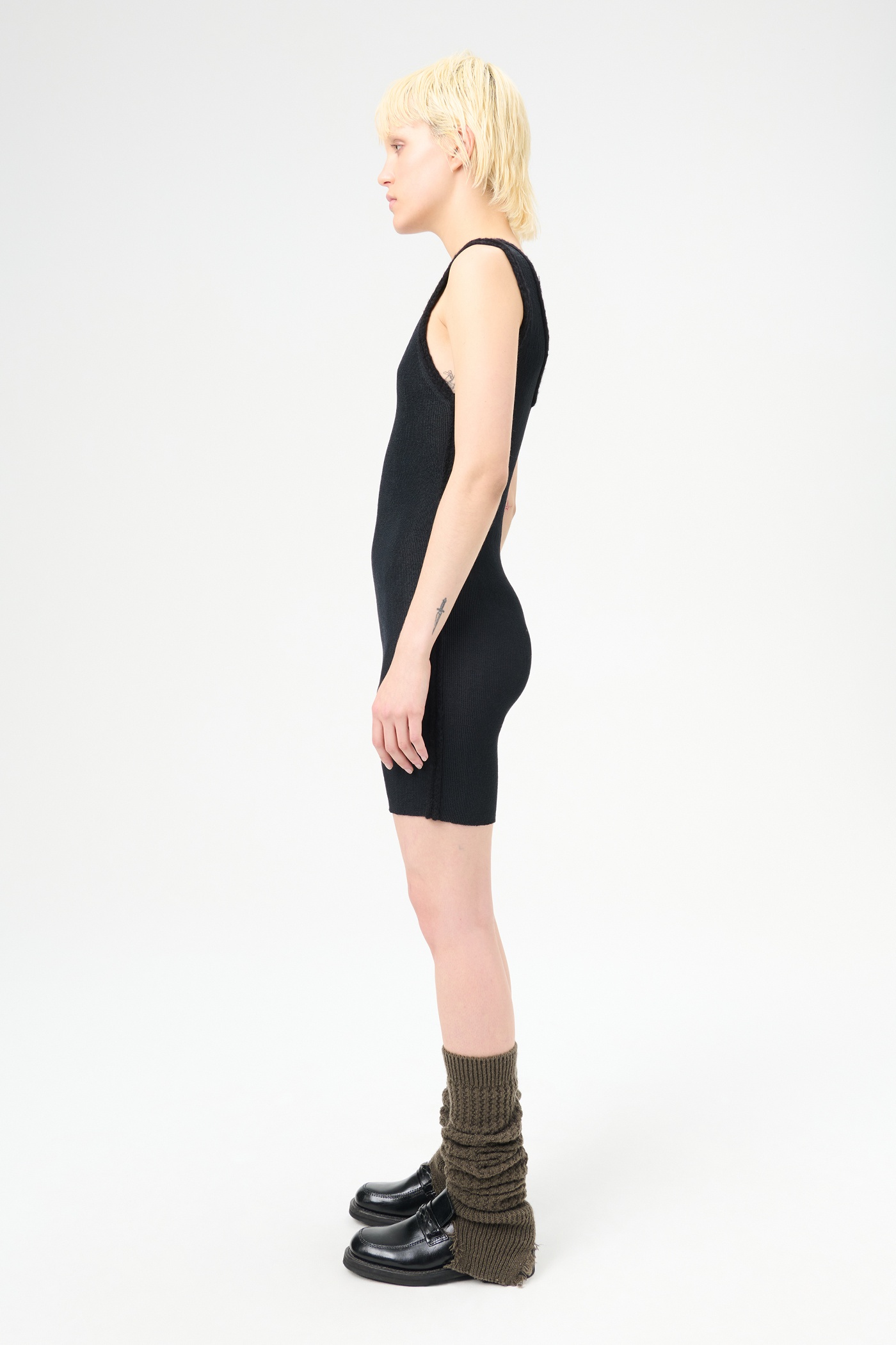 Sleek Dress Black Alluring Tech - 5
