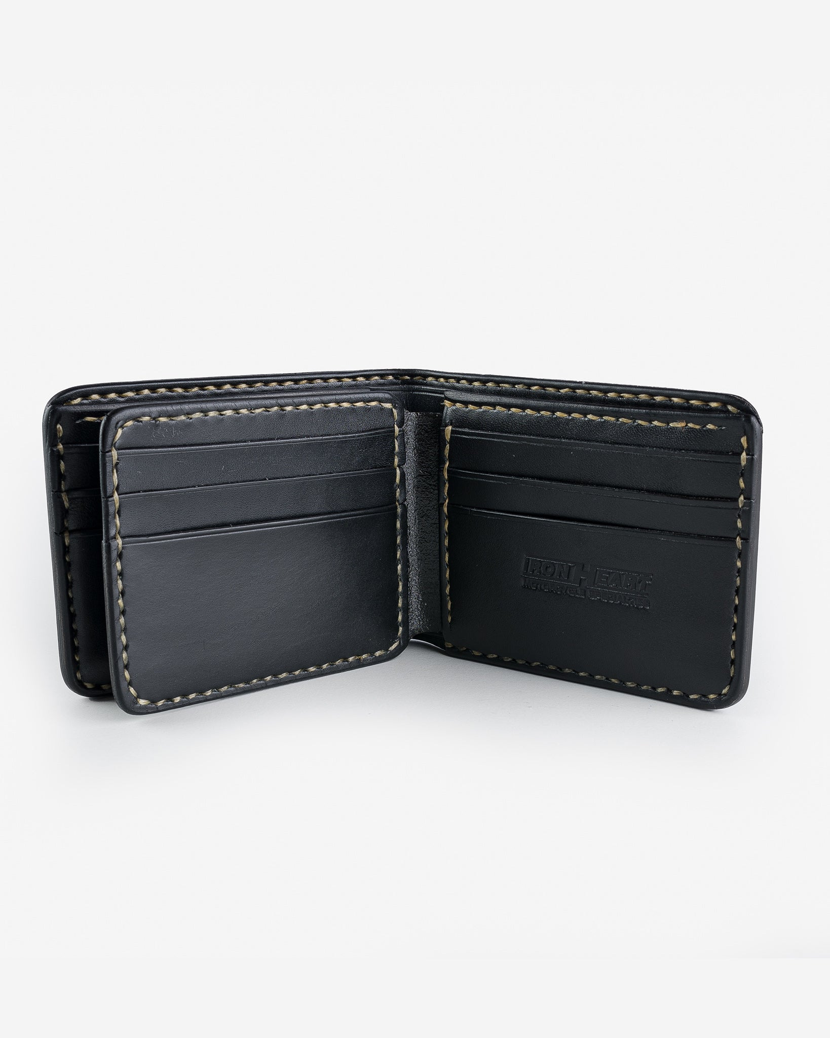 IHG-071-GRN Slimline Small Shell Cordovan Wallet - Green - 2