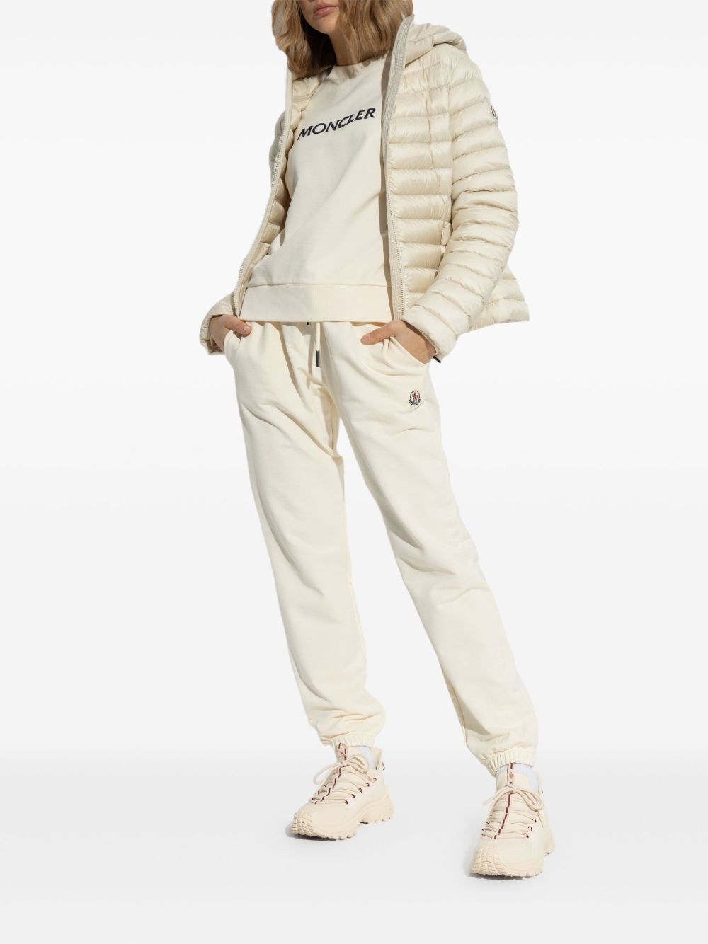 logo-embroidered cotton sweatshirt - 2