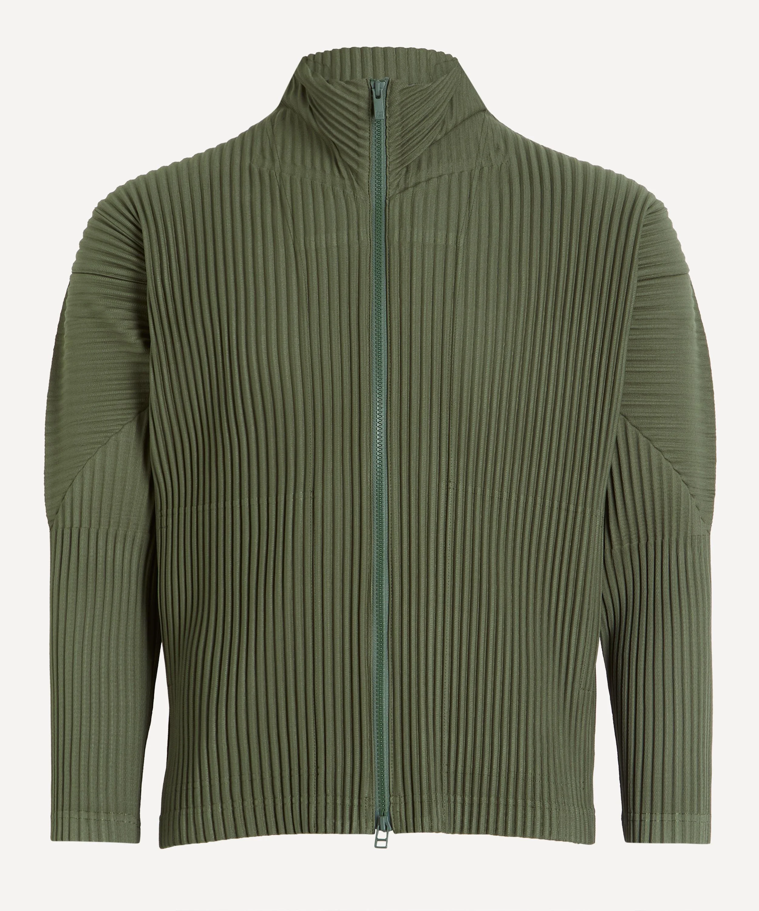 COLOUR PLEATS 2 Pleated Zip Jacket - 1