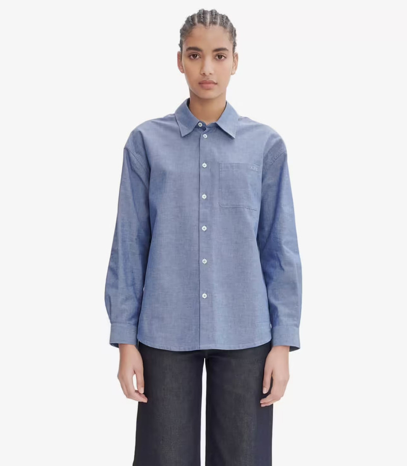 EMBROIDERED BOYFRIEND SHIRT 2