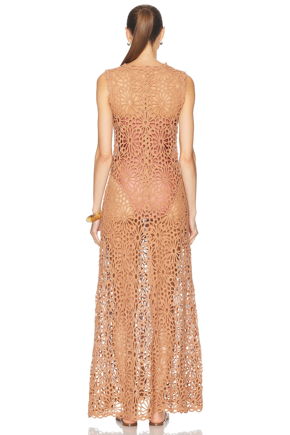 Sleeveless Swing Maxi Dress - 3