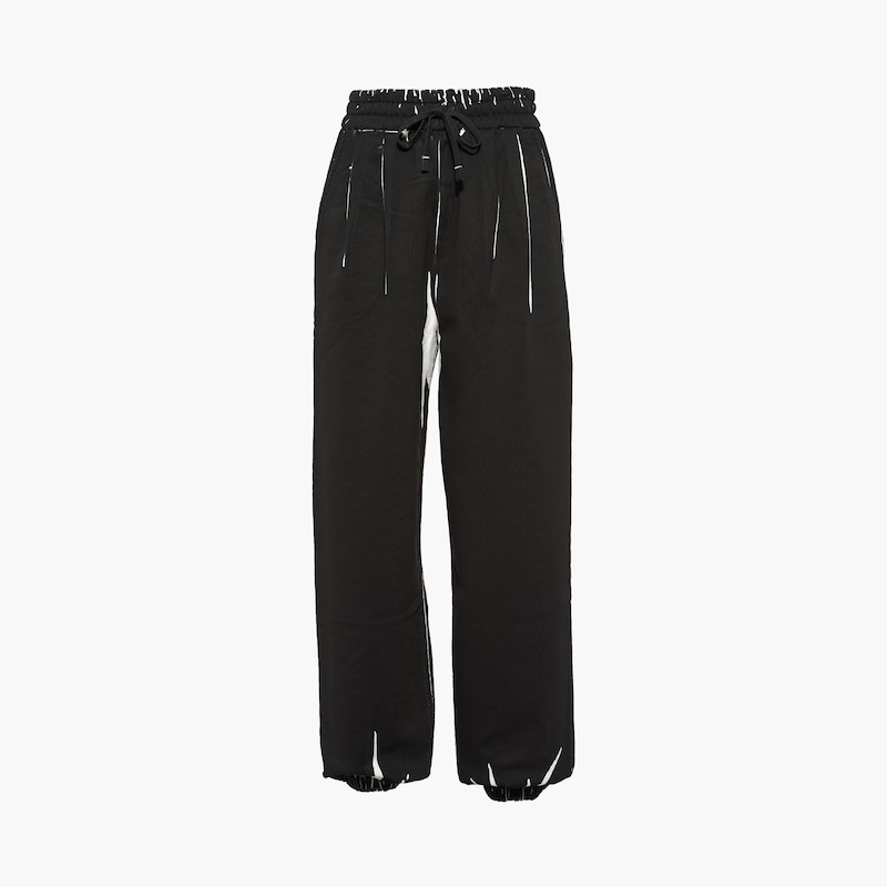 Printed cotton fleece joggers - 2