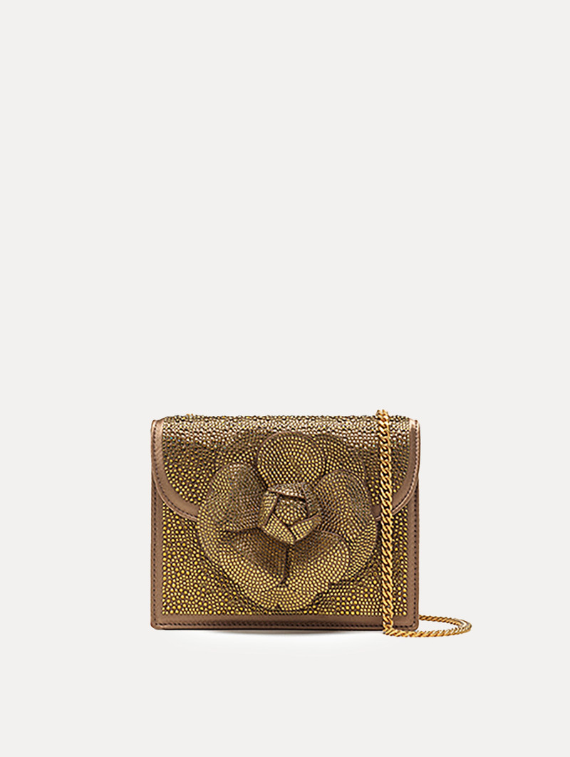 PAVE CRYSTAL MINI TRO BAG 1